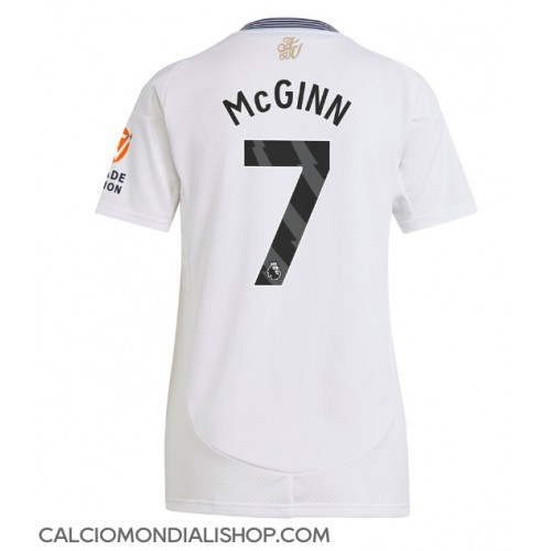 Maglie da calcio Aston Villa John McGinn #7 Seconda Maglia Femminile 2024-25 Manica Corta